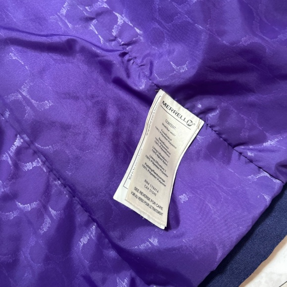 Merrell Jacket Womens Small Purple Hooded Opti-Shell - Picture 6 of 6